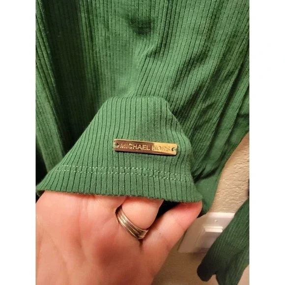 Michael Michael Kors Womens Green Long Sleeve Size Medium - Picture 4 of 7